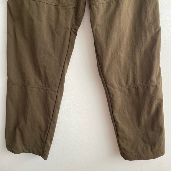 Prana hiking climbing pants olive green khaki adjustable waist size small - Picture 6 of 14